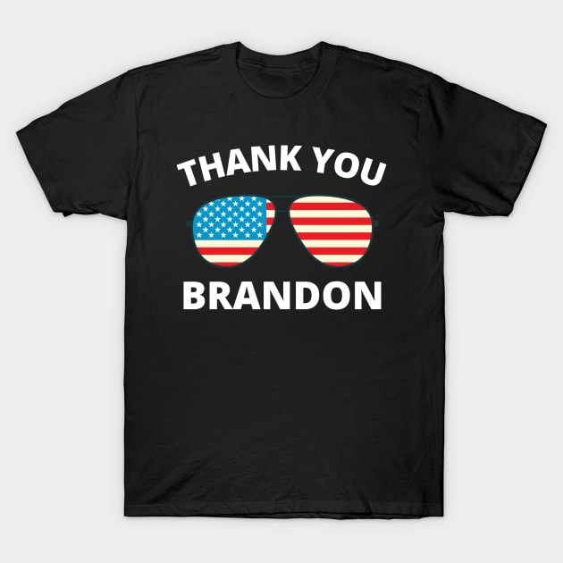 Thank You Brandon for Joe Biden Supporters T-Shirt by apparel.tolove@gmail.com